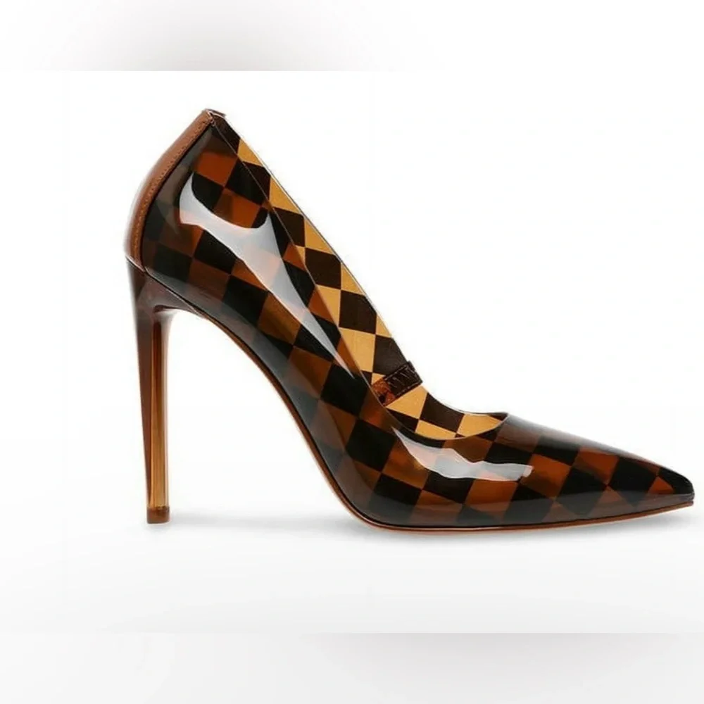 STEVE MADDEN Atlanta Brown Multi Pumps